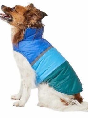 32 Degrees Blue Multi-Tone Puffer Dog Jacket- NWOT